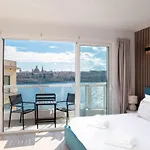 公寓 Valletta Bastion View & Penthouse With Heated Jacuzzi *