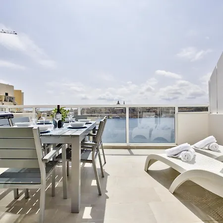 Bastions Seaview And Duplex Penthouse In By Shortletsmalta Sliema